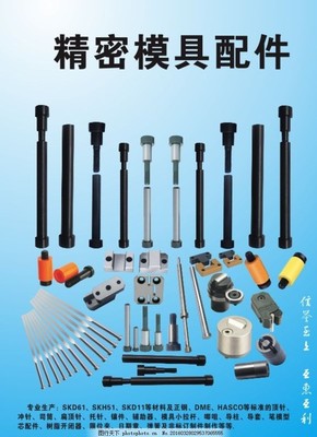 精密模具配件,顶针 冲针司筒 扁顶针 托针 镶件 辅助器-
